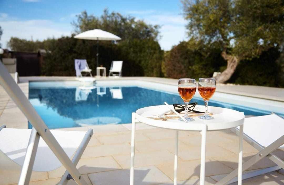 Villa Trulli Azzalema With Exclusive Pool Brindisi Esterno foto